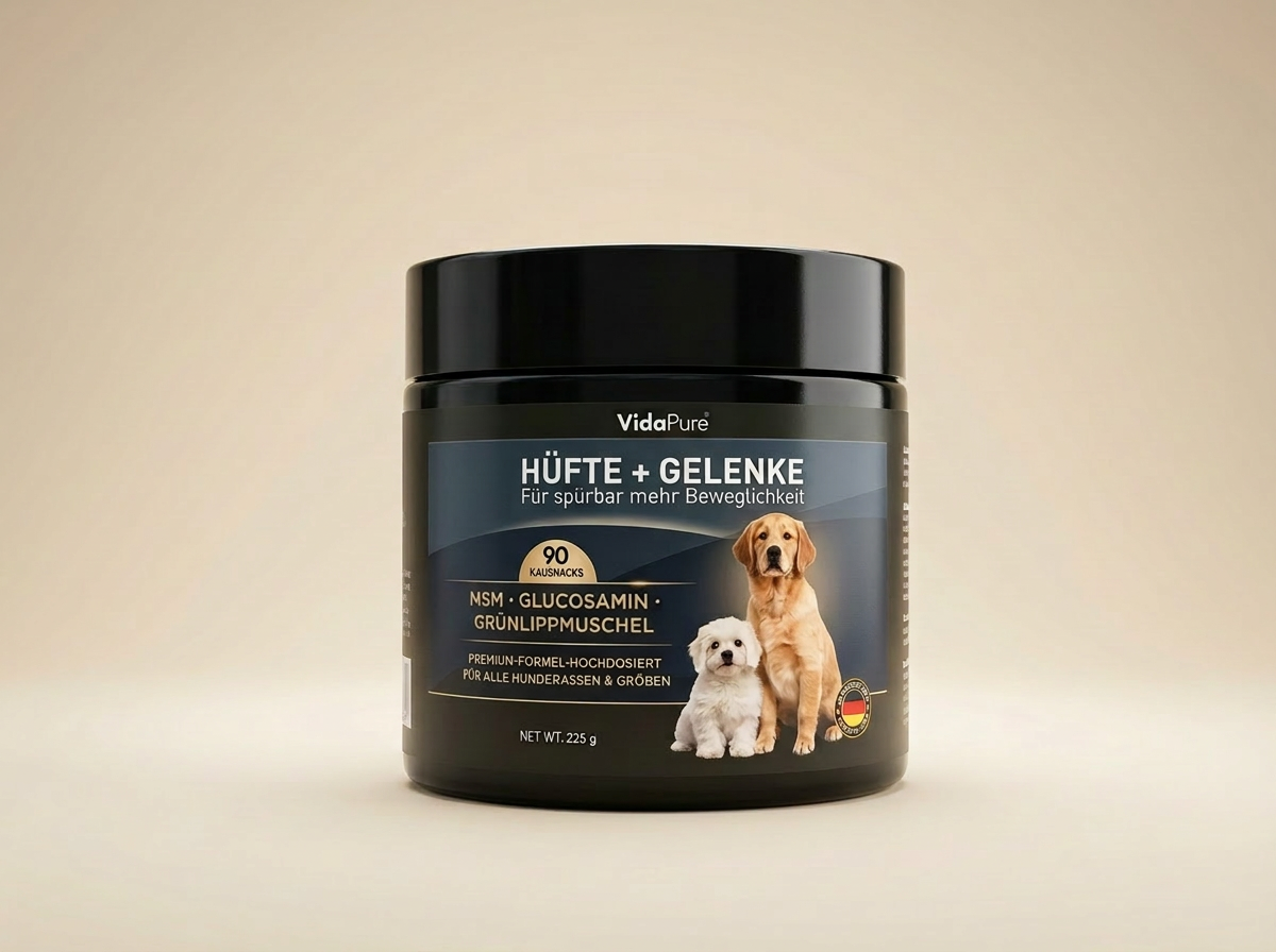 VIDAPURE™ Hüfte & Gelenke Kautabletten – 90 Stück
